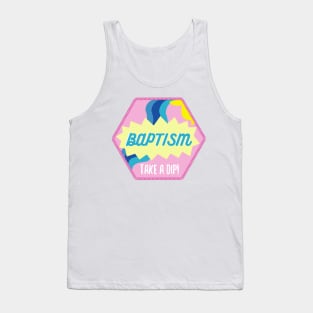 Baptism Patch -- Pink Tank Top